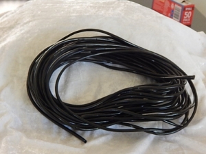 Plastic Tubing 6mm Black x 20m